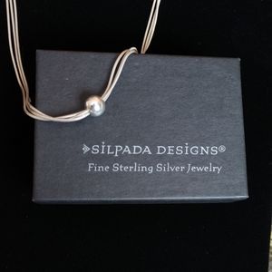 Thoreau multi-strand sterling silver necklace